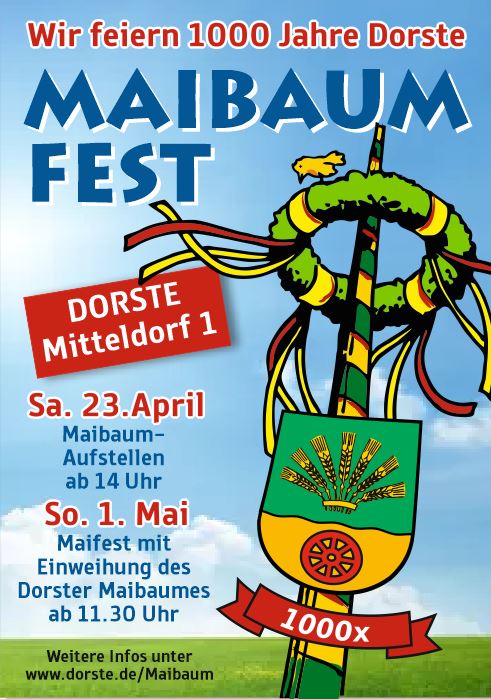 Maibaum Fest in Dorste